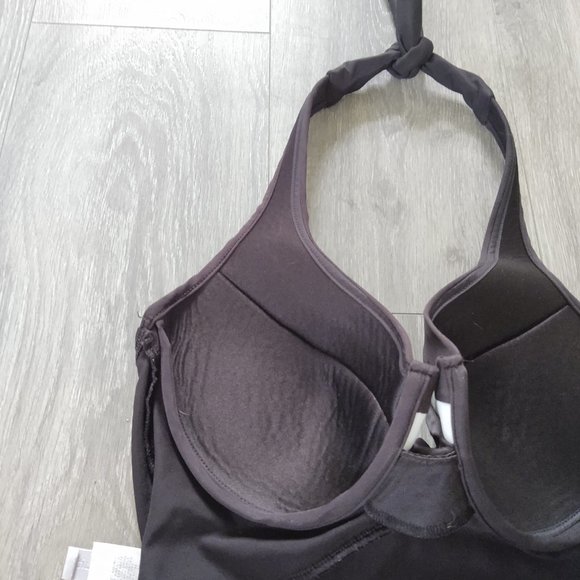 MagicSuit Notch Detail Halter Top One Piece Swimsuit Size 8 DD - Picture 8 of 13